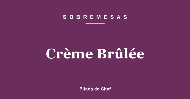 Crème Brûlée