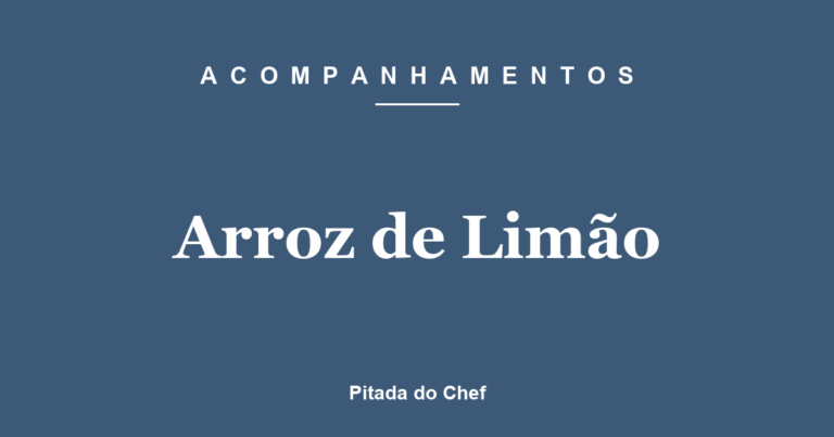 Arroz de Limão