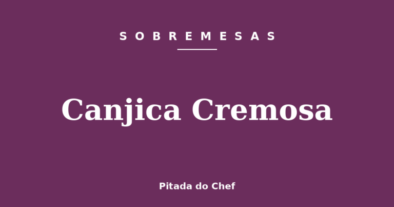 Canjica Cremosa