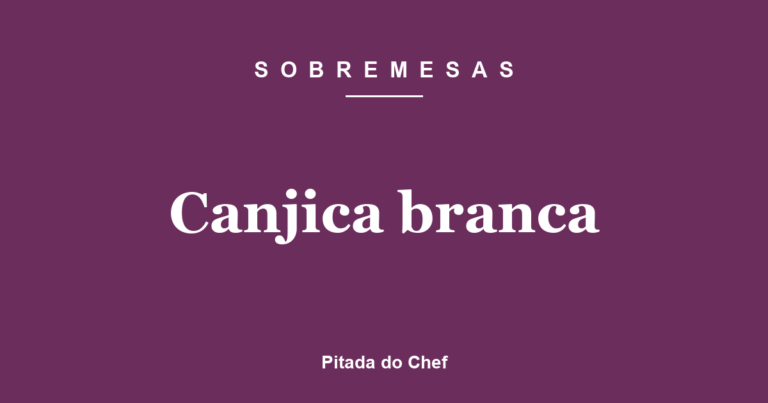 Canjica branca