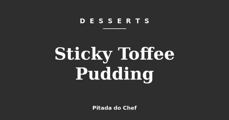 Sticky Toffee Pudding