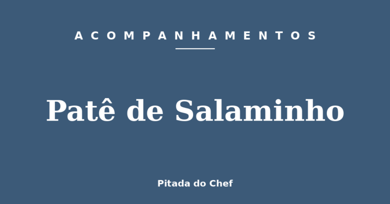 Patê de Salaminho