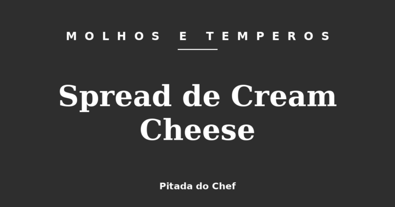 Spread de Cream Cheese