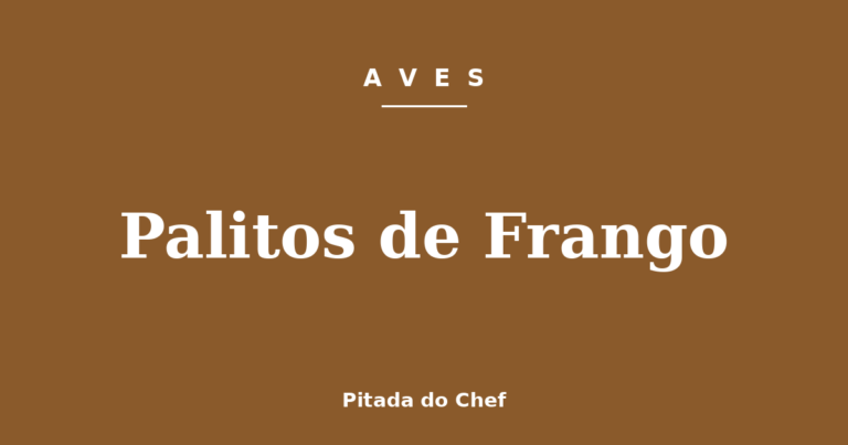 Palitos de Frango