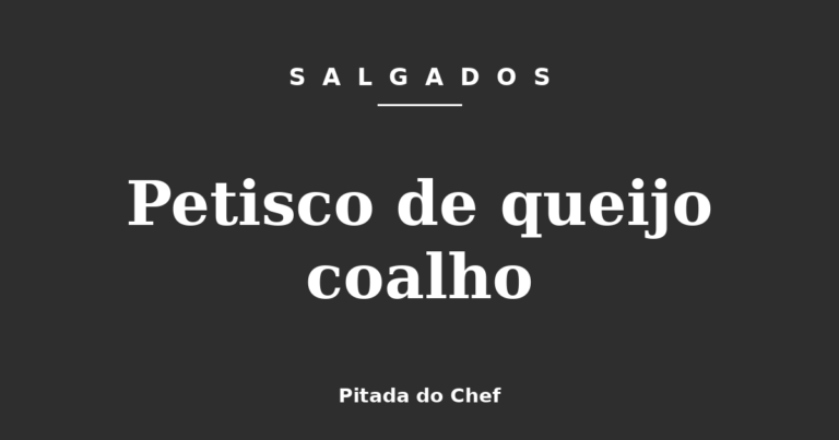Petisco de queijo coalho