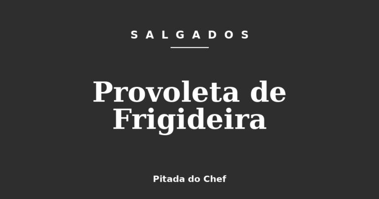 Provoleta de Frigideira