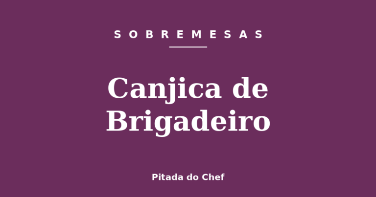 Canjica de Brigadeiro