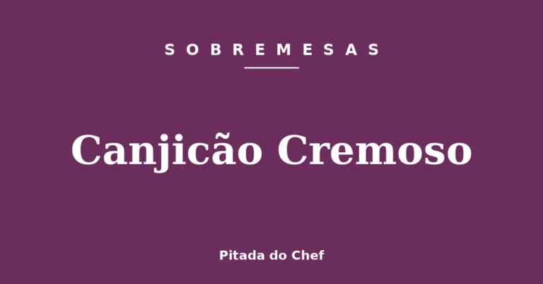 Canjicão Cremoso