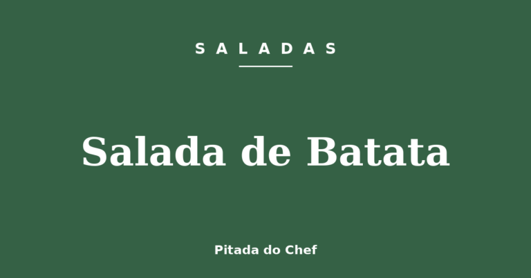 Salada de Batata