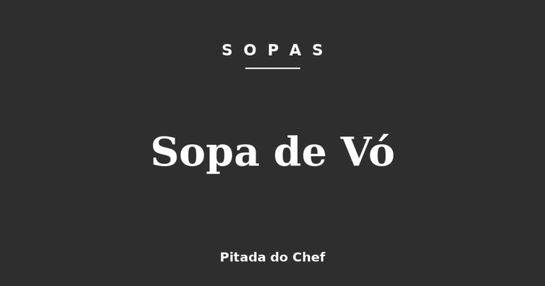 Sopa de Vó