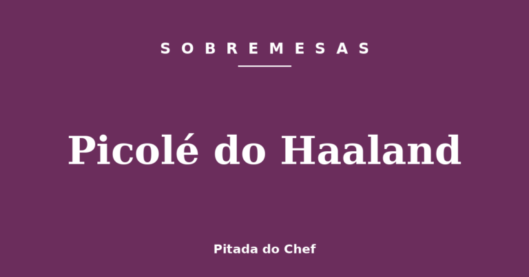 Picolé do Haaland