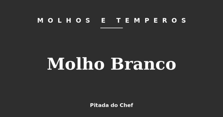 Molho Branco