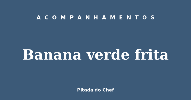 Banana verde frita