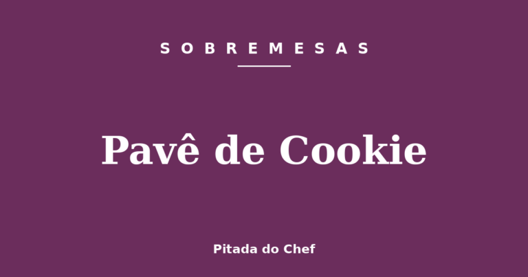 Pavê de Cookie