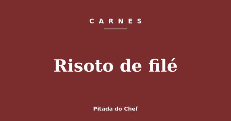 Risoto de filé