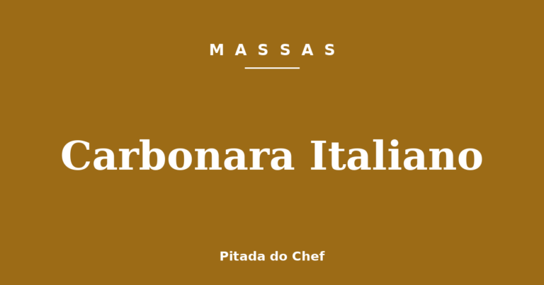 Carbonara Italiano