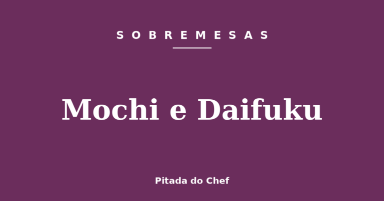 Mochi e Daifuku