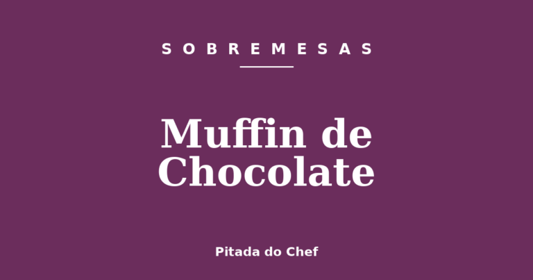 Muffin de Chocolate