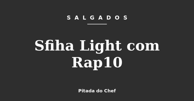Sfiha Light com Rap10