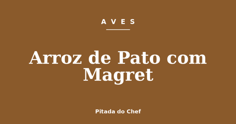 Arroz de Pato com Magret