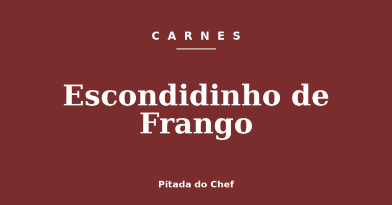 Escondidinho de Frango