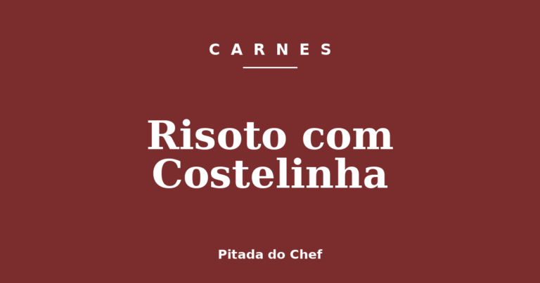 Risoto com Costelinha