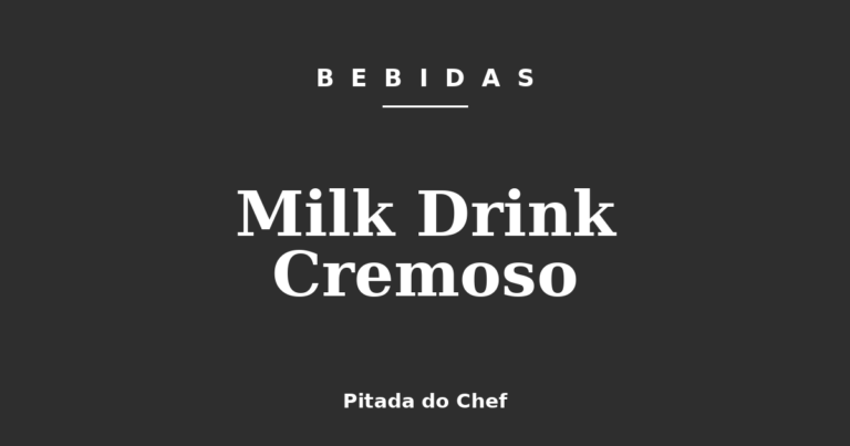 Milk Drink Cremoso