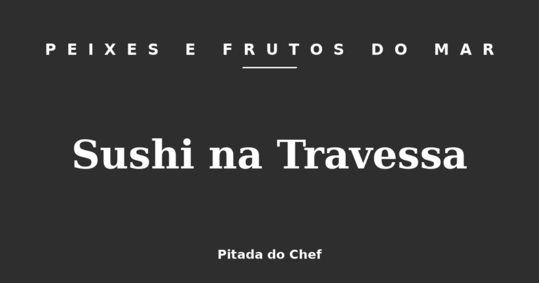 Sushi na Travessa