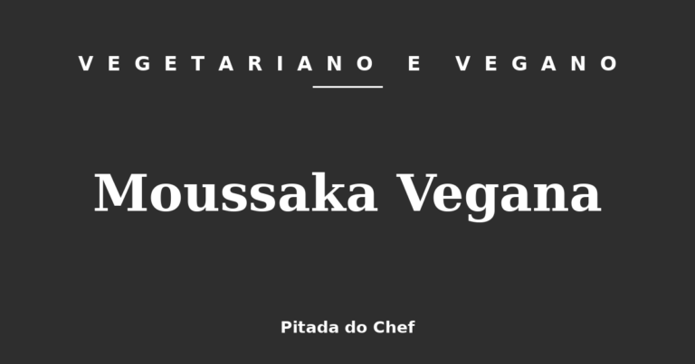 Moussaka Vegana