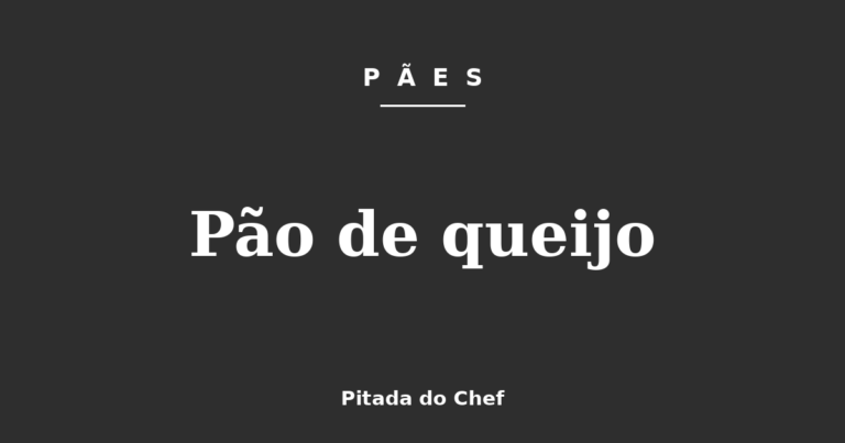 Pão de queijo