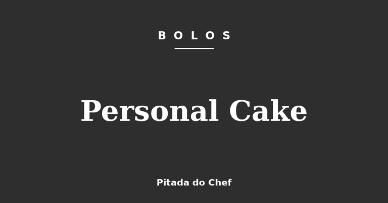 Personal Cake