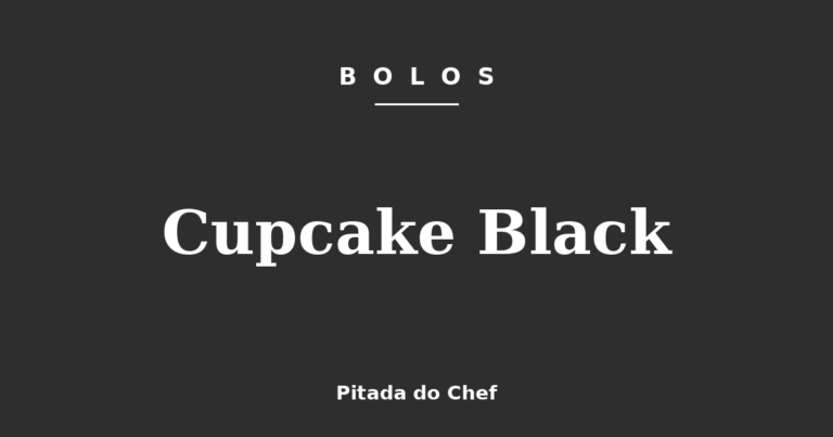 Cupcake Black