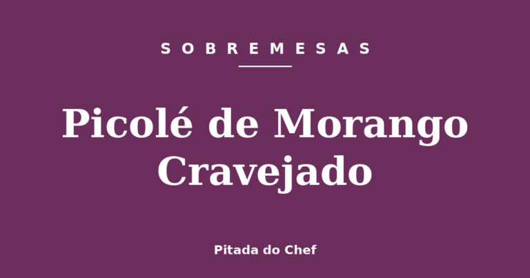 Picolé de Morango Cravejado