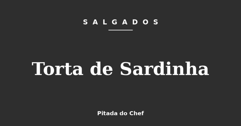 Torta de Sardinha