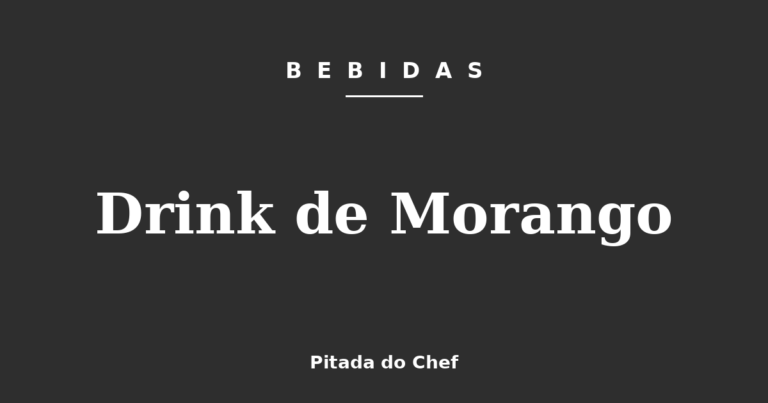 Drink de Morango