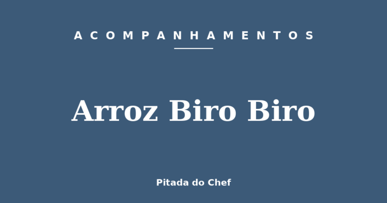 Arroz Biro Biro
