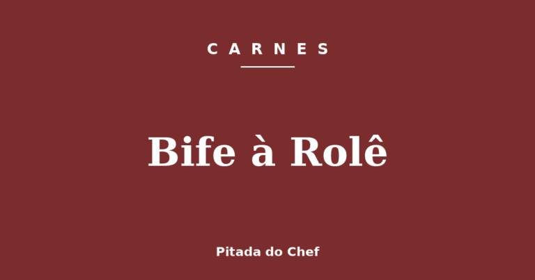 Bife à Rolê