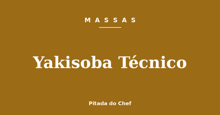 Yakisoba Técnico