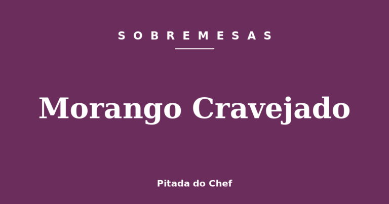 Morango Cravejado