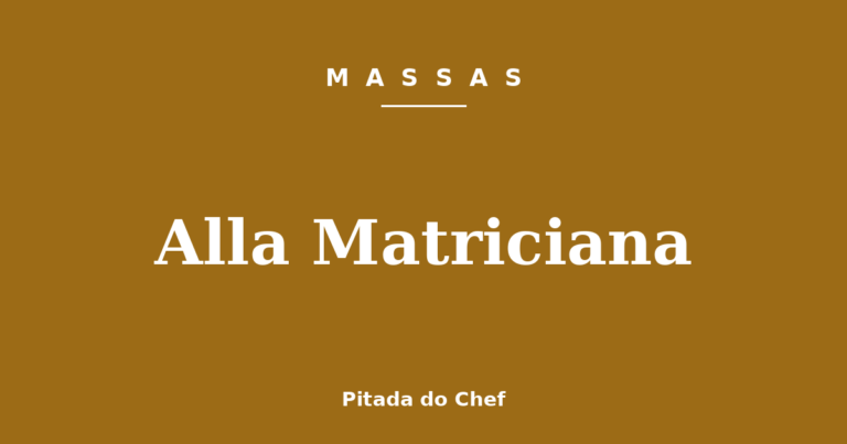 Alla Matriciana