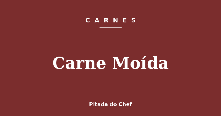 Carne Moída